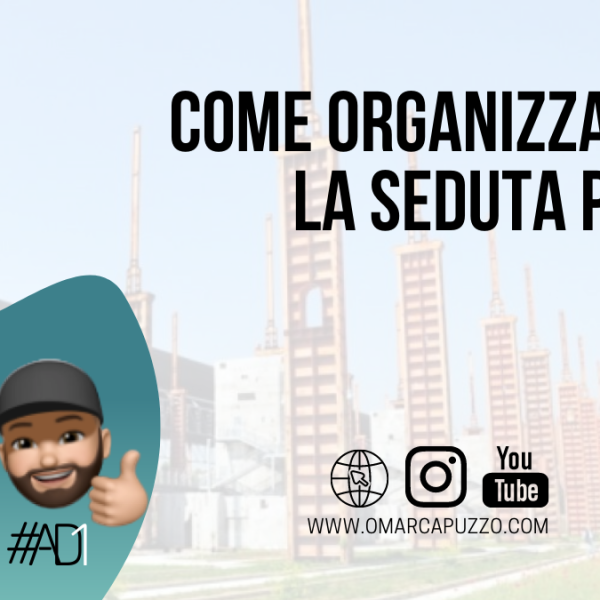 COME ORGANIZZO LA SEDUTA PESI
